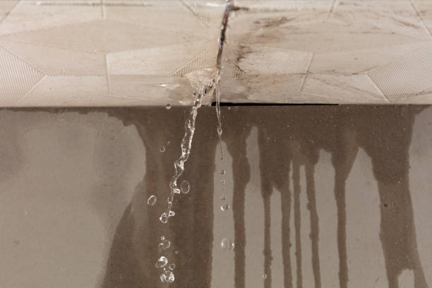 Professional Burst Pipe Cleanup technician working in Leonard, ND